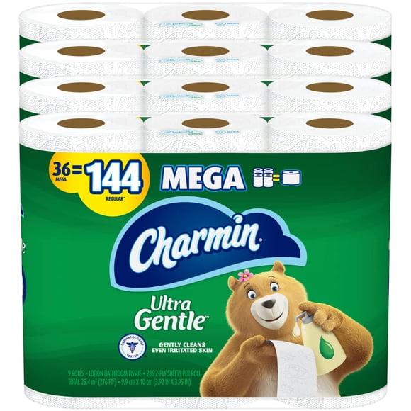 Papel higiénico Charmin Ultra Gentle 36 rollos