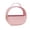 A001- Clear (A), variant on Makeup Organizer | Pink Makeup Organizer | Toiletry Organizer | Travel Organizer | Semi-Circular Small Makeup Organizer with Top Handle Birthday Gift for Travel