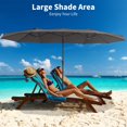 thumbnail image 6 of Kselythan 15FT Large Patio Umbrella,Rectangular Patio Umbrella With Crank,Double-Sided Twin Outdoor Market Umbrella for Yard,Lawn Garden(Without Base), 6 of 6