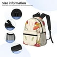 thumbnail image 3 of Disketp Frog Sitting On Mushroom Mochila Ligera Clásica con Múltiples Bolsillos, Mochila Casual para Hombre y Mujer, Ideal para Escuela, Trabajo y Viajes, 3 of 6