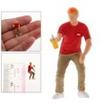 thumbnail image 4 of Xingzhi 1/87 Diorama Figurines Graffiti Personnages Résine Personnes Train Disposition Garçon Rouge, 4 of 9
