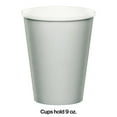 thumbnail image 2 of Party Central Shimmering Disposable Party Cups - Silver - Club Pack of 96, 2 of 2