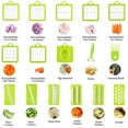 thumbnail image 4 of Vegetable Chopper, Multifunctional 22 in 1 Food Chopper, Veggie Chopper Dicer Slicer Cutter, Onion Chopper, 4 of 5