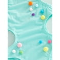 thumbnail image 6 of Bagilaanoe Toddler Baby Girl One-Piece Swimsuit Sleeveless Bodysuit Swimwear 6M 12M 18M 24M 3T 4T Kids Ruffle Bathing Suit, 6 of 9