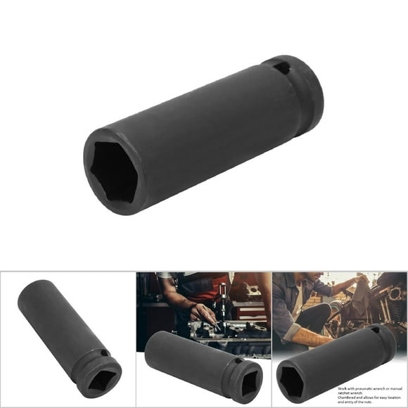 Metric Impact Socket, 1/2 Inches Impact Sockets, Deep Socket, 6-Point Sockets, Rugged Construction, 1/2 Inches Drive Socket Set Impact Metric 17/18/19mm