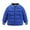 Blue, variant on WIBACKER 3-8Y Child Warm Lightweight Puffer Jacket Bomber Down Coat Girl Boy Fleece Lined Outwear