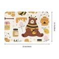 thumbnail image 3 of Uemuo Cute Bee Honey Jar Hive Bear Printed Door Mat Indoor Doormat 16"x24",Front Back Door Mats Non Slip Entrance Rugs,Inside Doormats for Entryway, 3 of 9