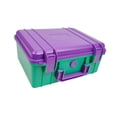 thumbnail image 4 of DYNWAVECA Waterproof Tool Box Cameras Case Lock Box Storage Box Protector Hard Case for Test Instruments Household Protects Electronics Green, 4 of 9