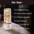 thumbnail image 3 of Slate Milk Cinnamon Swirl Latte, High Protein Iced Coffee, 20g Protein, 11 fl oz Can, Ready to Drink, 3 of 5
