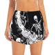 thumbnail image 2 of Balery Skeleton Wave Artwork Pantalones cortos deportivos para mujer con forro y dos bolsillos, elásticos, para entrenamiento, gimnasio, yoga-Small, 2 of 7