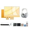 thumbnail image 1 of Restored 2021 Apple iMac with Apple M1 Chip with 8-core CPU (24-inch, 8GB RAM, 512GB SSD Storage) + Cleaning Kit + Mouse Pad + Cable Ties + 1TB External SSD + Apple Airpods Max + More  (Refurbished), 1 of 4