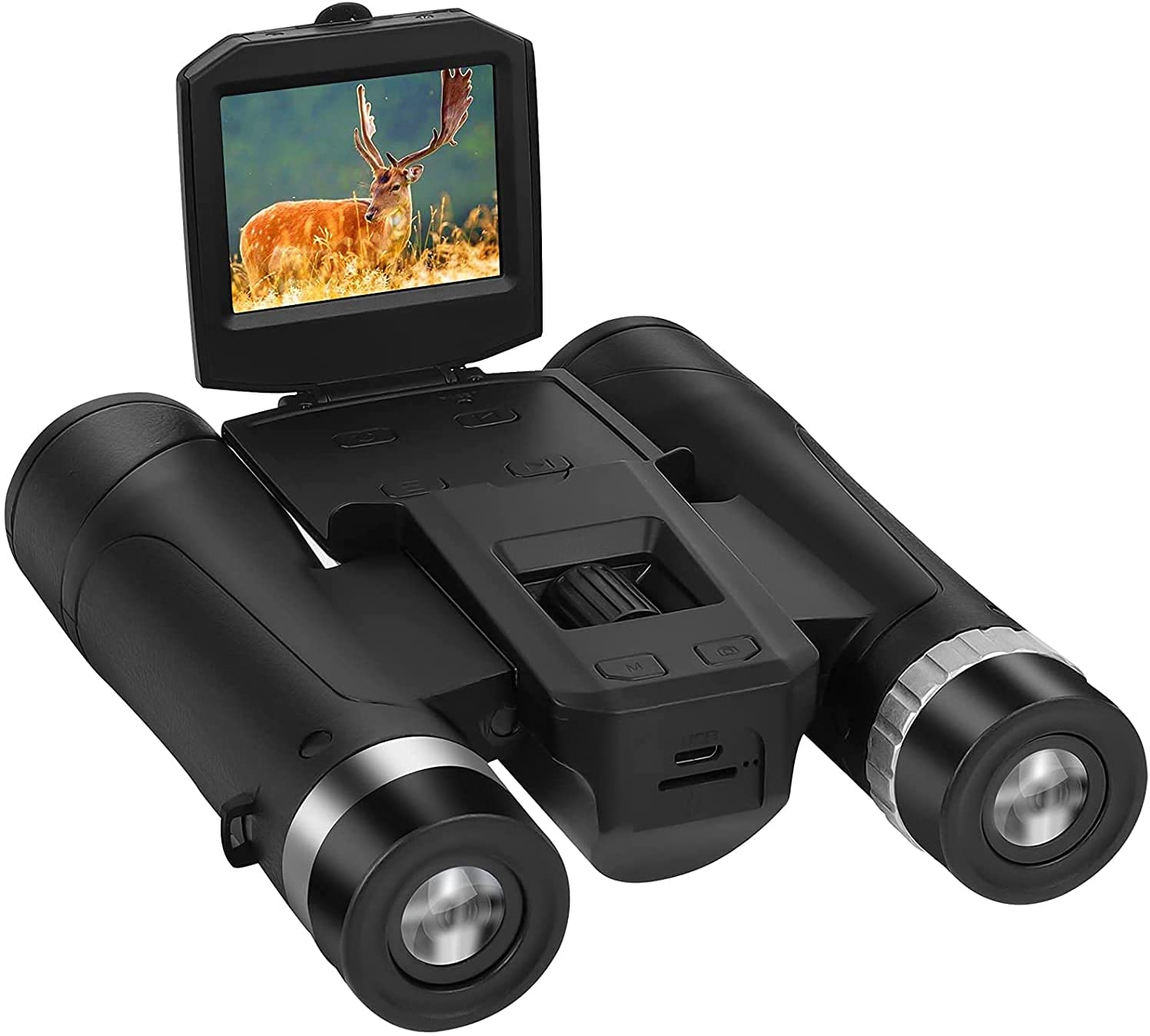 binoculars with a digital camera