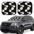thumbnail image 1 of Saiise Daisies Flowers for Foldable Car Sun Shades (2-Pack) Offer Sun Protection with an Easy-fold Design for Convenient Windshield Shading-Small, 1 of 6