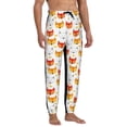 thumbnail image 4 of Kdxio Cute Fox with Heart Pattern Joggers,Sweatpants for Men with Pockets-X-Large, 4 of 5