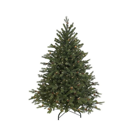 Northlight 4.5' Prelit Artificial Christmas Tree Full Hunter Fir - Clear