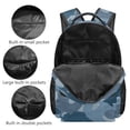 thumbnail image 6 of Jeiento 16 Inch Kids School Backpack Blue Fish Camo Water-Resistant Lightweight Daypack with Adjustable Straps & Multiple Organizer Pockets for Boys Girls Elementary School, 6 of 7
