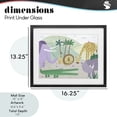 thumbnail image 4 of Stupell Industries Contemporary Jungle Savannah Animals Black Framed Print Under Glass, 16 x 13, by Carla Daly, 4 of 8