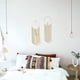 thumbnail image 3 of Decoración de pared con sol de macramé Caught Dreams, colgante de pared bohemio hecho a mano con cuerda de algodón natural, decoración de habitación de estilo bohemio para tu espacio sagrado (30,5 cm, 3 of 6