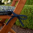 thumbnail image 6 of ARDEN Indoor/Outdoor Foam Seat Pad, 2 Pack, 17 x 16, Patio Cushion, Water repellent, Fade Resistant, Foam Cushion Sapphire Morrison Floral, 6 of 8