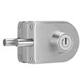 thumbnail image 3 of Pestillo De Cerradura De Puerta De Vidrio Único De Hierro Inoxidable Accesorio De Seguridad Semicircular Para El Hogar Y La Oficina matsuzay EL008895-00, 3 of 6