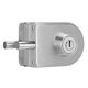 thumbnail image 3 of Pestillo De Cerradura De Puerta De Vidrio Único De Hierro Inoxidable Accesorio De Seguridad Semicircular Para El Hogar Y La Oficina Sweethay EL008895-00, 3 of 6