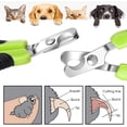 thumbnail image 5 of Tijeras para uñas para perros, cortaúñas para perros, cortaúñas para perros, lima de uñas para perros, cortaúñas profesional para mascotas, cortaúñas para perros y gatos, cuidado de patas de mascotas (verde+negro) JM, 5 of 5