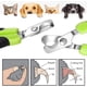 thumbnail image 5 of Tijeras para uñas para perros, cortaúñas para perros, cortaúñas para perros, lima de uñas para perros, cortaúñas profesional para mascotas, cortaúñas para perros y gatos, cuidado de patas de mascotas (verde+negro) JM, 5 of 5