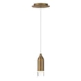 thumbnail image 3 of WAC Lighting Action 8" LED 3000K Contemporary Aluminum Pendant in Aged Brass, 3 of 4