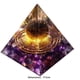 thumbnail image 5 of Eléctrico Decorativa Pirámide de cristal natural Piedra curativa Chakra Reiki Decoración para el hogar y la oficina (I), 5 of 9