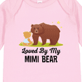 thumbnail image 4 of Inktastic Mimi Bear Loves Me Grandbaby Gift Boys or Girls Long Sleeve Baby Bodysuit, 4 of 5