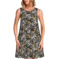 thumbnail image 1 of Fotbe Hockey1 Vestido de Verano sin Mangas para Mujer – Vestido Midi Línea A, Estilo Camiseta Floral, Vestido Playero Casual y Fluido, 1 of 7