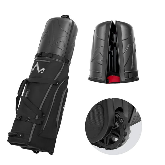 Bolsa de viaje de golf UNIHIMAL PC Rígida con ruedas de 34 x 40 x 142 cm