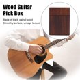 thumbnail image 4 of Wooden Guitar Pick Box Walnut Guitar Pick Holder Lighter Shape Guitar Pick Storage Case For Guitar Enthusiasts, 4 of 8