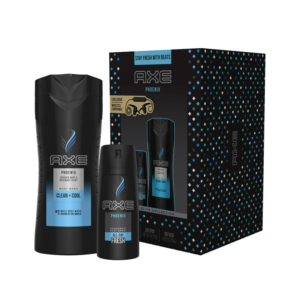 AXE 3Pc Phoenix Gift Set for Men with BONUS Wireless