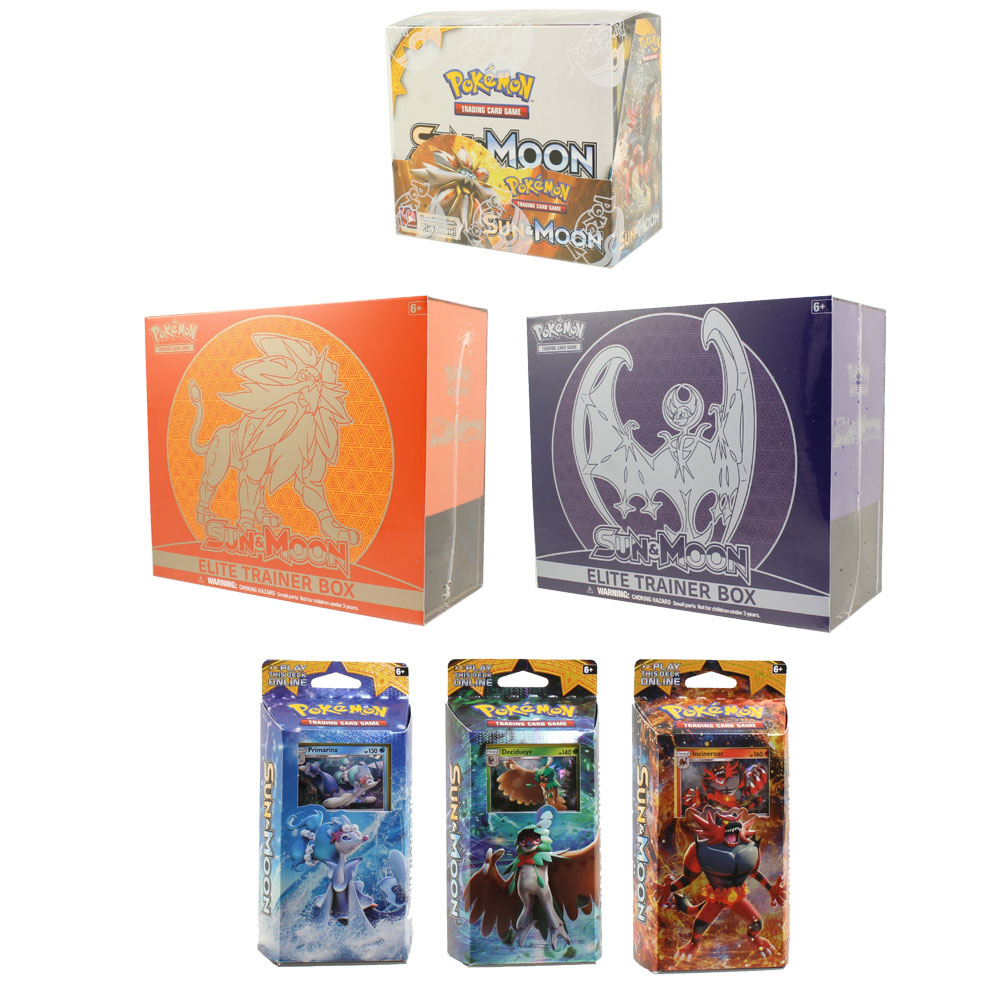 Pokemon Cards Sun & Moon MEGA COMBO KIT (Booster Box, 2 Elite