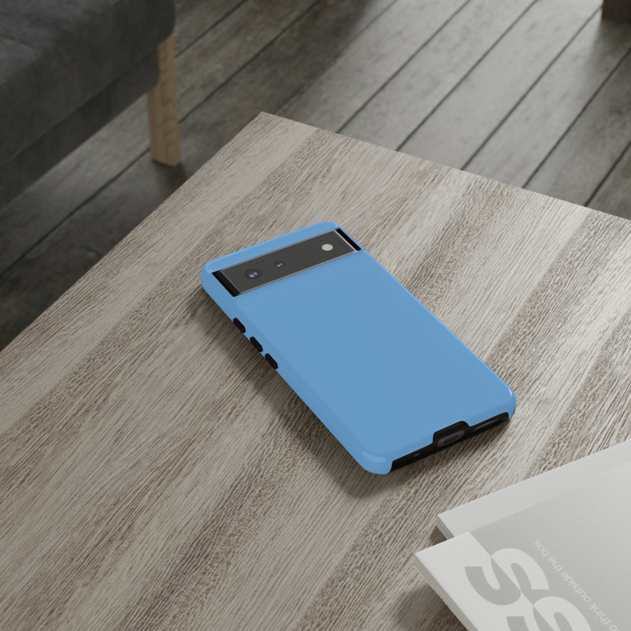 Light Blue iPhone Case-Google Pixel Phone Case-Samsung Galaxy Phone Case