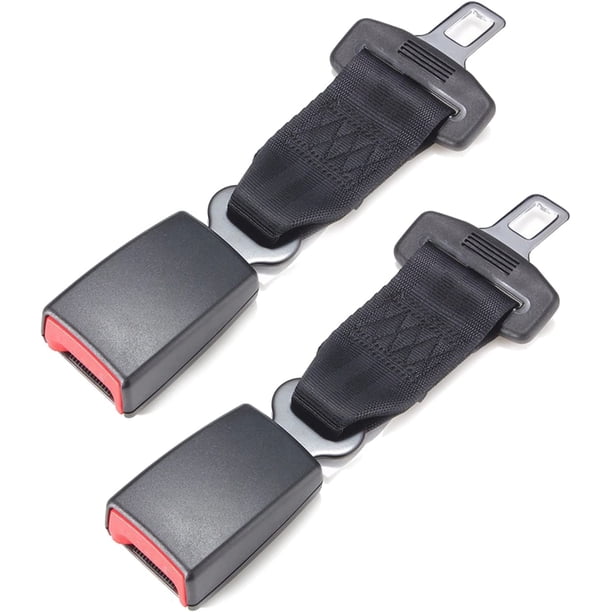 Extensión de cinturón de seguridad ajustable de 23 cm con hebilla de 27 mm para embarazadas.