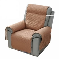 AUQ 1 Seater Quilted Recliner Sofa Cover Pets Kids Anti-Slip Reclining Relax Armchair Covers Removable Solid Color Recliners Mat,recliner cover