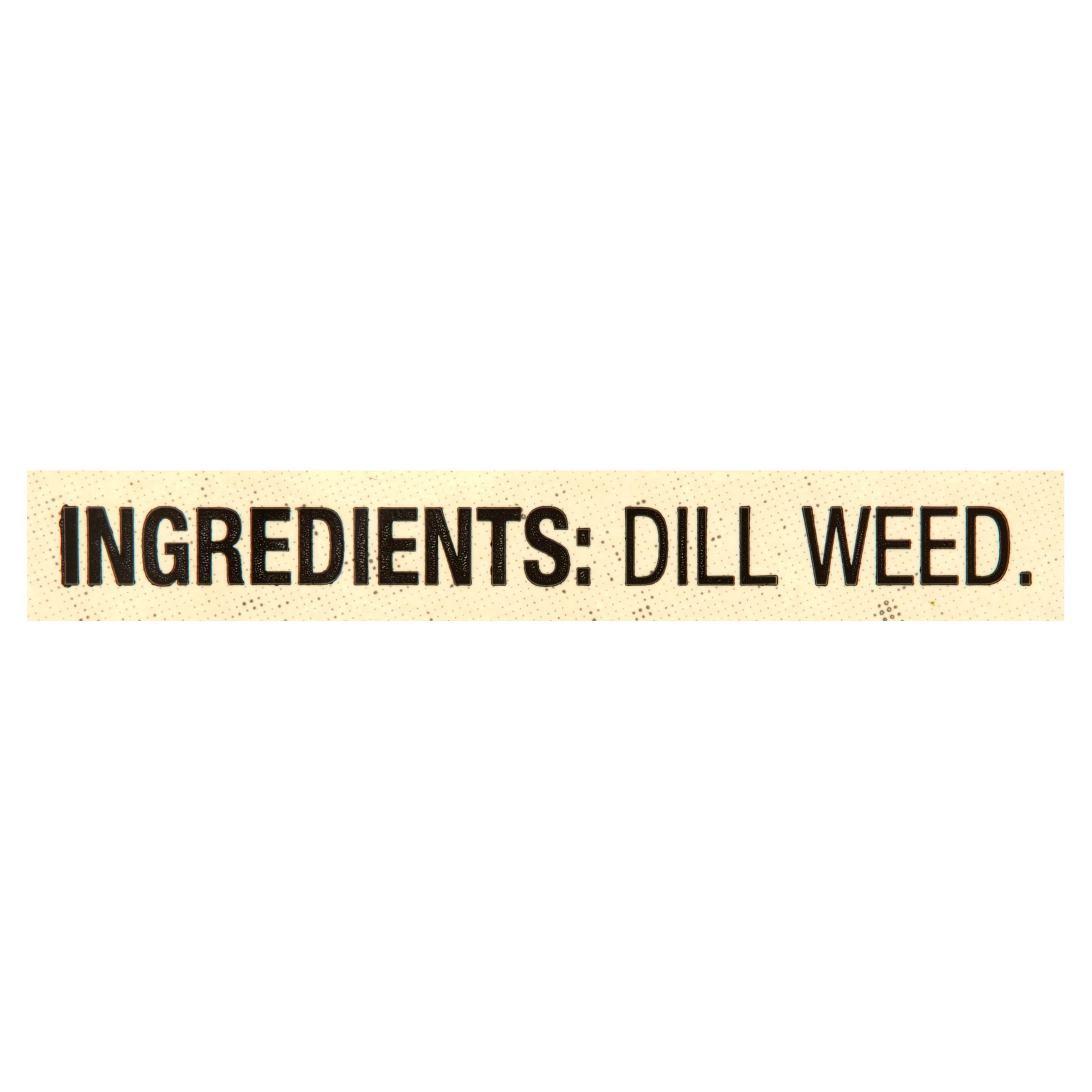 Great Value Dill Weed, 0.75 oz