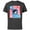 Charcoal, variant on Summer Athletic Sports Games Go Team Mickey Mouse- Short Sleeve Cotton T-Shirt for Adults - Customized-Natural
