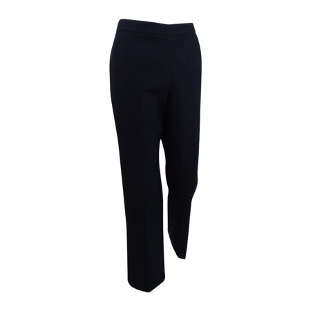 Petite Washed Linen - Kasper Women's Petite Linen Side Zip Pant