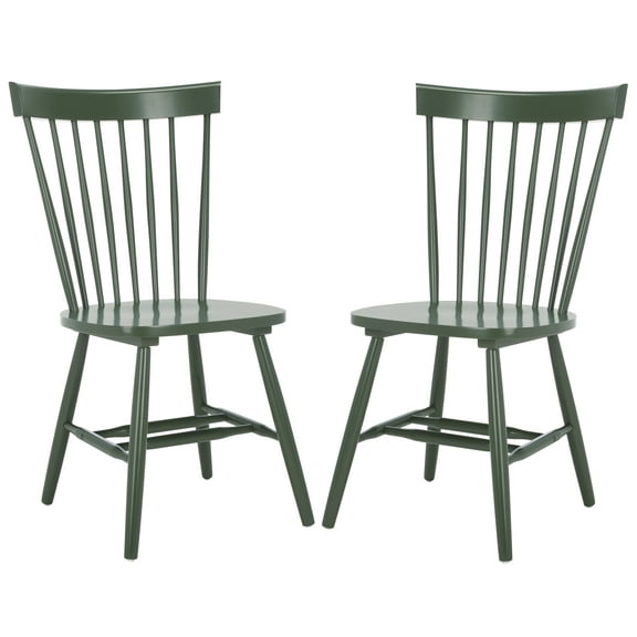 SAFAVIEH Parker Country Oak Solid Dining Side Chair, Dusty Green