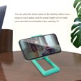 thumbnail image 4 of Phone Holder Retractable Desktop Tablet Bracket Plastic Non-slip Mobile Phone Bracket Stand for Home Office, Green, 4 of 7
