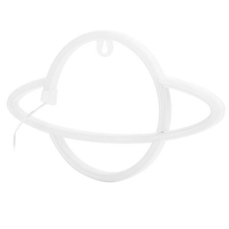 

ACOUTO Neon Lamp Sign Light Planet Neon Sign LED Neon Light Decorative Night Lamp For Bedroom Bar USB/Battery Powered Pink