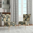 thumbnail image 2 of Designart "Achieving Serenity In Floral Gardens" White Floral Upholstered Accent Chair - Cottage Arm Chair For Living Room, 2 of 5