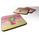 thumbnail image 1 of "Treasures Flowering Cactus Watercolor Decorative coasters, 3.5, Multicolor" Caroline's Treasures BB7361FC, 1 of 1