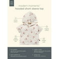 thumbnail image 6 of Modern Moments by Gerber Baby Neutral Organic Hooded Short Sleeve Top, Sizes 0/3 Months - 24 Months, 6 of 7