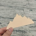 thumbnail image 4 of 20pcs Wooden Mountain Shaped DIY Craft Cutouts Mountains Unfinished Wood Tags Ornaments for Wedding Birthday Home Party Decoration$$Art & Craft, 4 of 5