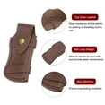 thumbnail image 4 of Uxcell 2pcs Funda de Cuchillo de Cuero 5.2" x 2.4" Diseño de Lazo para Cinturón para Llevar Cuchillo Plegable, Marrón, 4 of 6