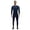 Navy, variant on Men's Compression Outfits Cool Long Sleeve Athletic Sets 2 Piece Sports Base Layer Workout Leggings Red L